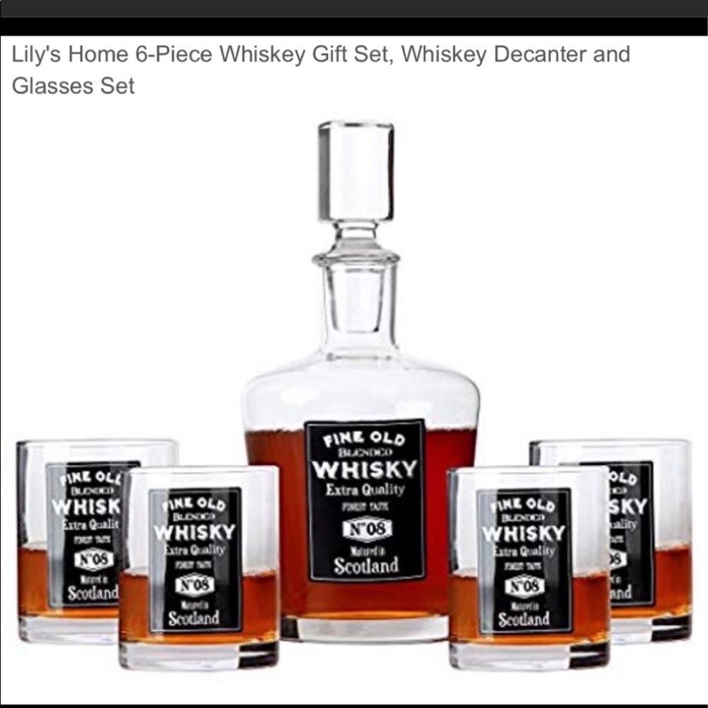 ♦️🆕🥃Decanter six pieces set’s